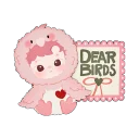 POP MART-Dear Birds Series-Fridge Magnet Blind Box - Make Me Blush