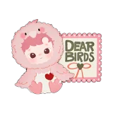 POP MART-Dear Birds Series-Fridge Magnet Blind Box - Make Me Blush