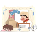 POP MART-Crayon Shin-chan Inner-Child Theatre Series Figures - Cardboard Time