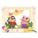 POP MART-Crayon Shin-chan Inner-Child Theatre Series Figures - Adventure with Buriburizaemon