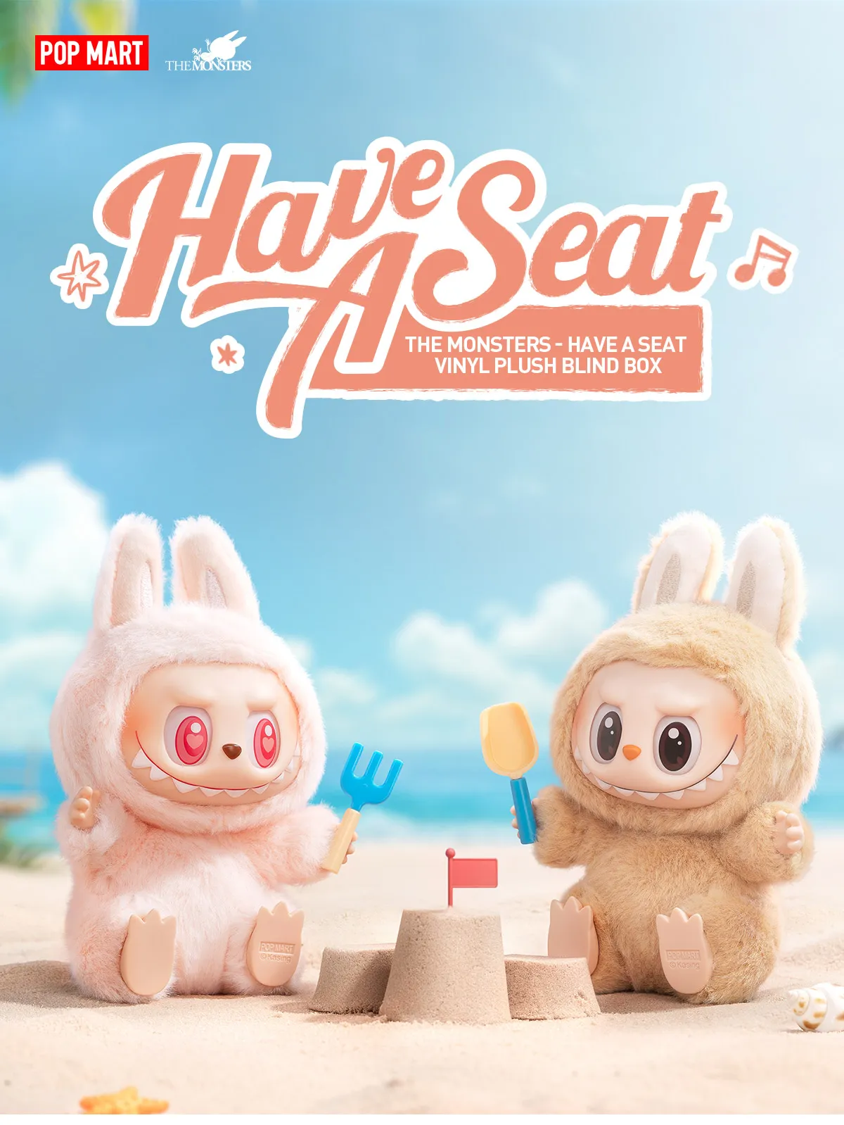 THE MONSTERS - Have a Seat Vinyl Plush Blind Box | Blind Boxes 