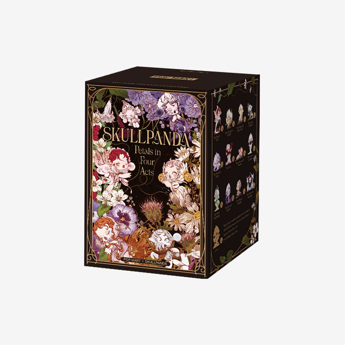 4点セットSKULLPANDA Petals in Four Actsシリーズ SKULLPANDA Petals in Four Acts Series Figures - POP MART (United
