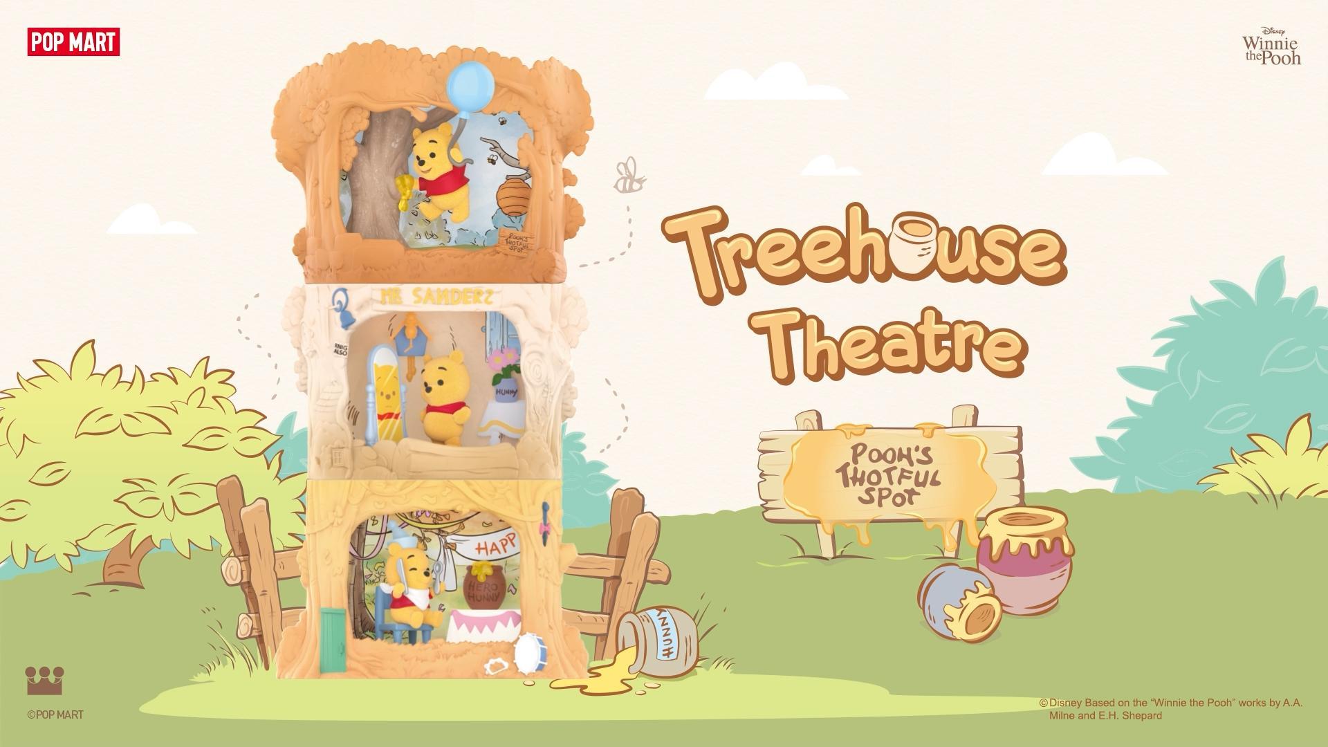 Winnie-the-Pooh Treehouse Theatre Series Figures｜POP MART US Official