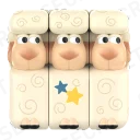 POP MART-Disney/Pixar POP CUBE CUBIEC Series Figures - Billy, Goat, and Gruff（Secret）