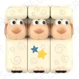 POP MART-Disney/Pixar POP CUBE CUBIEC Series Figures - Billy, Goat, and Gruff（Secret）