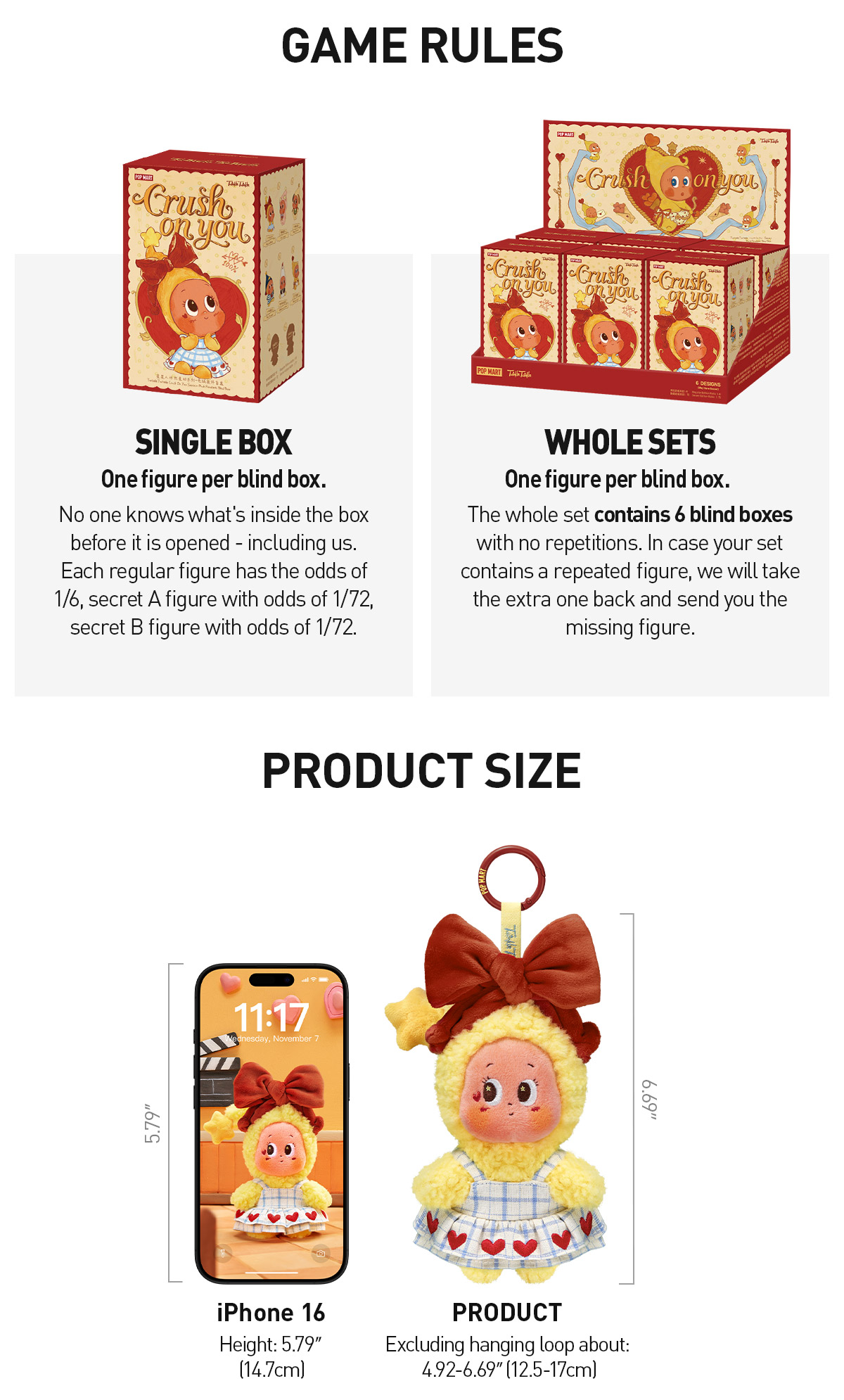 Twinkle Twinkle Crush On You Series-Plush Pendant Blind Box|POP