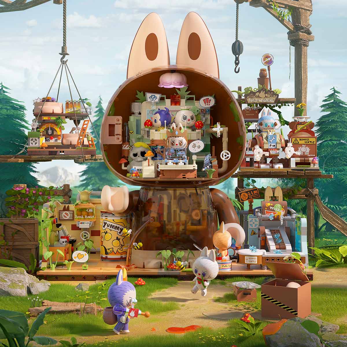 THE MONSTERS Forest Secret Base Series Blocks - POP MART (United