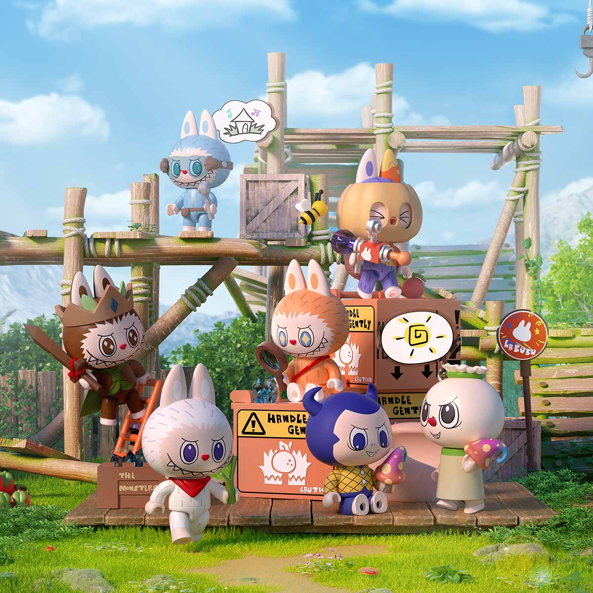 THE MONSTERS Forest Secret Base Series Blocks - POP MART (United
