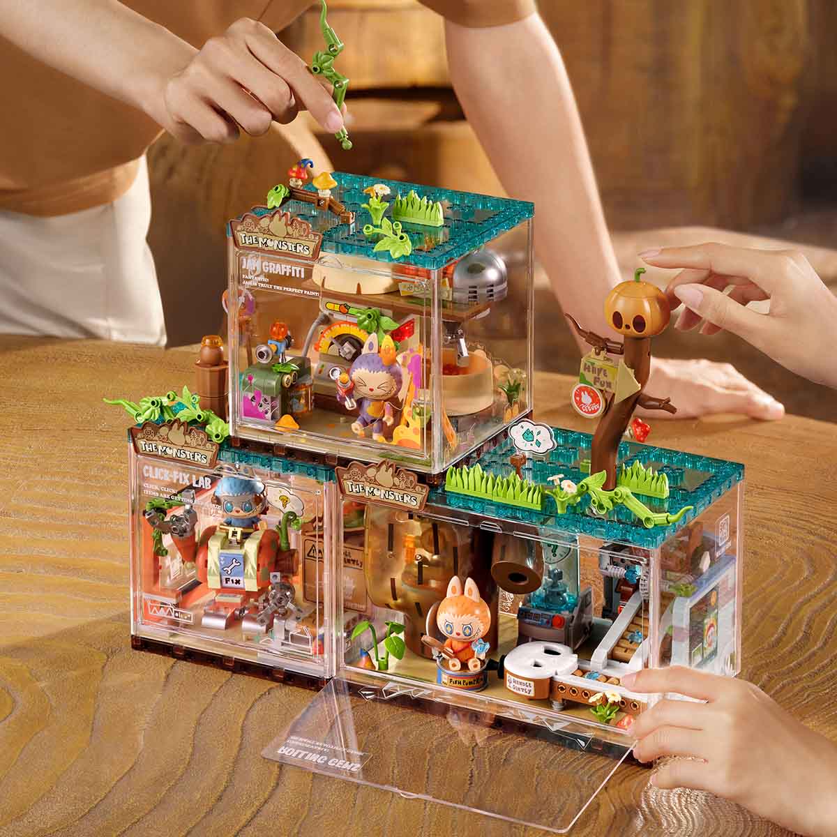 その他 PLAYFUL  FOREST SECRET BASE THE MONSTERS Forest Secret Base Series Blocks - POP MART (United