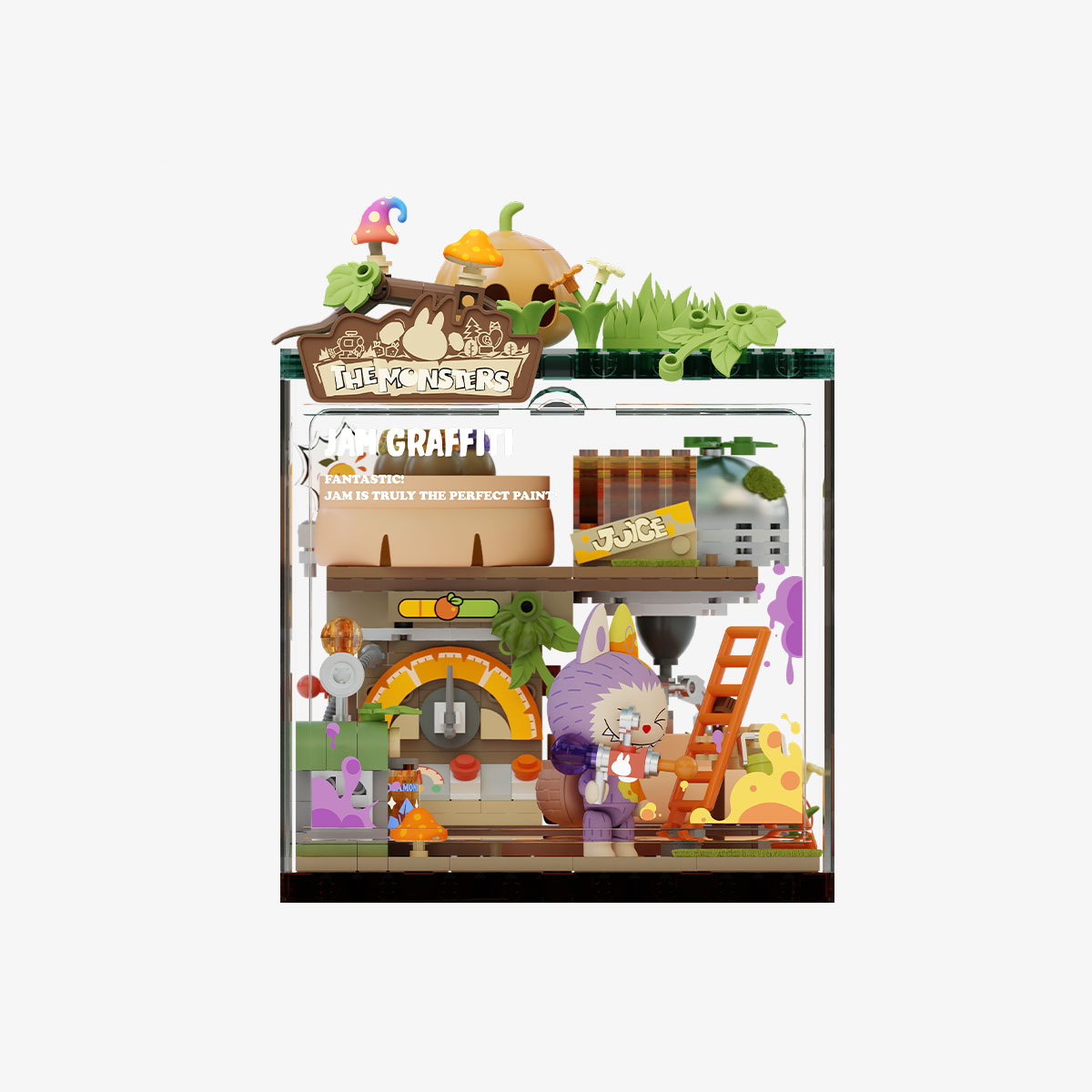 THE MONSTERS Forest Secret Base Series Blocks-Jam Graffiti - POP