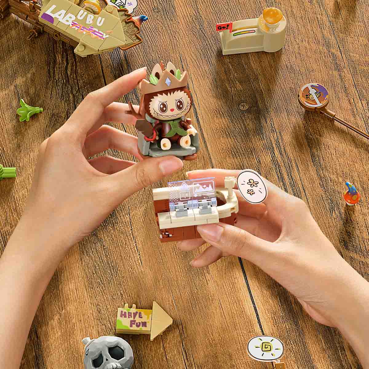 THE MONSTERS Forest Secret Base Series Blocks-Jam Graffiti - POP