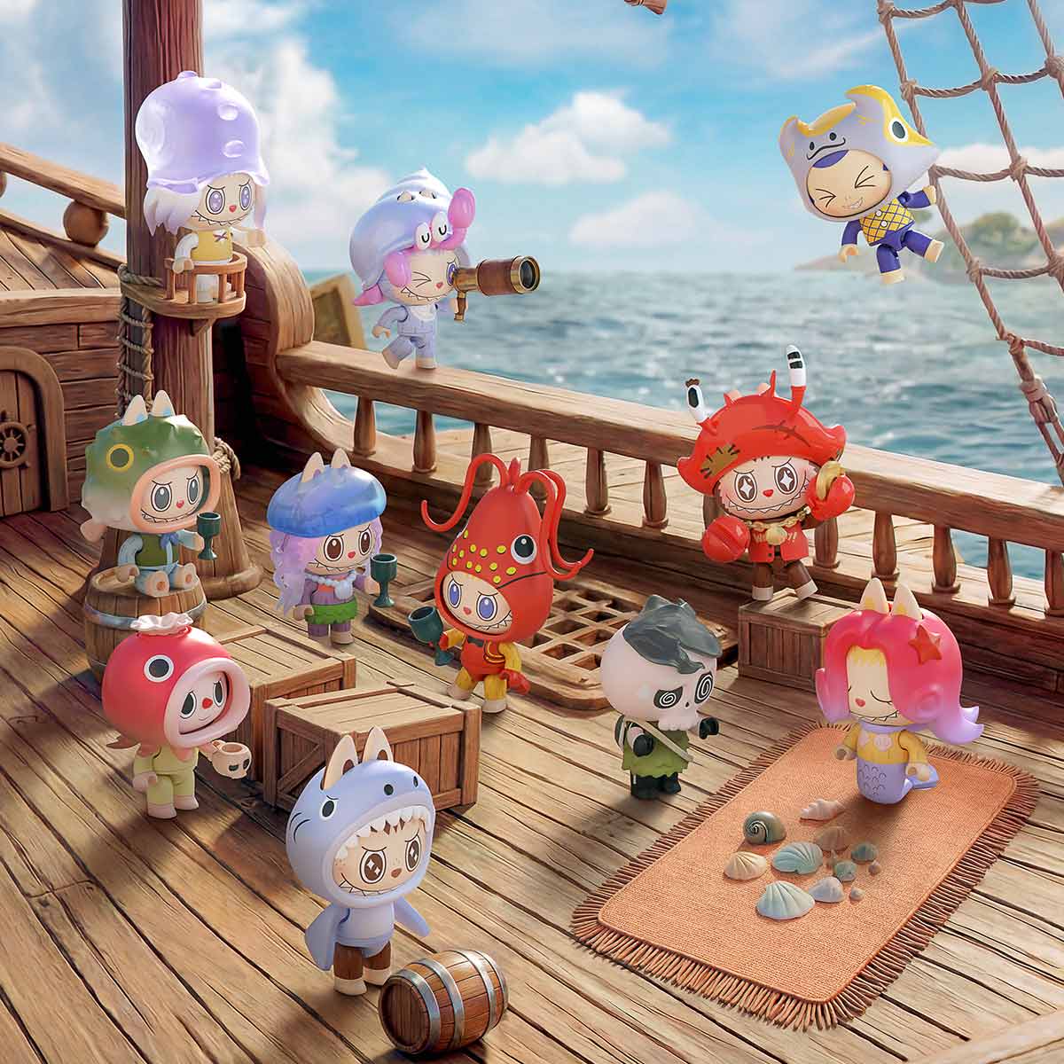 THE MONSTERS Chasing Mermaids Series Blocks - POP MART (United States)