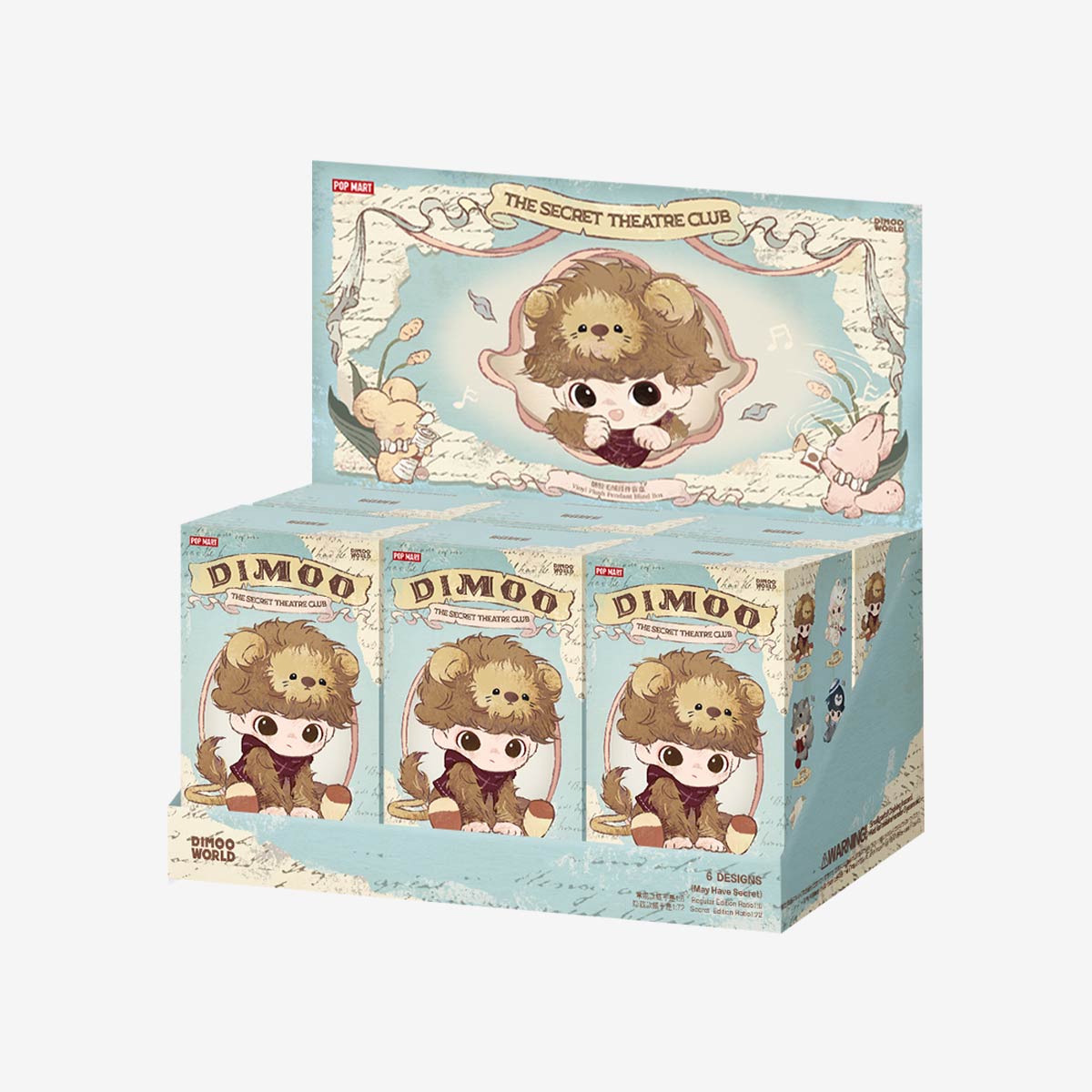 う*★様 POPMART DIMOO The Secret Theatre Cl DIMOO The Secret Theatre Club Series-Vinyl Plush Pendant Blind Box