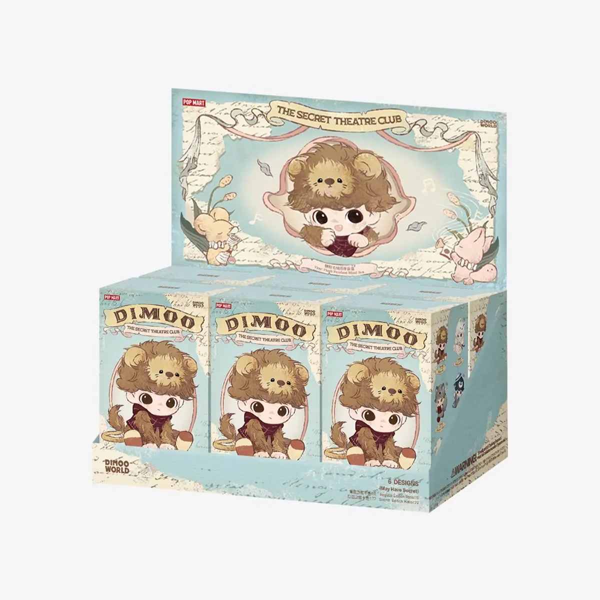 DIMOO The Secret Theatre Club Series-Vinyl Plush Pendant Blind Box 