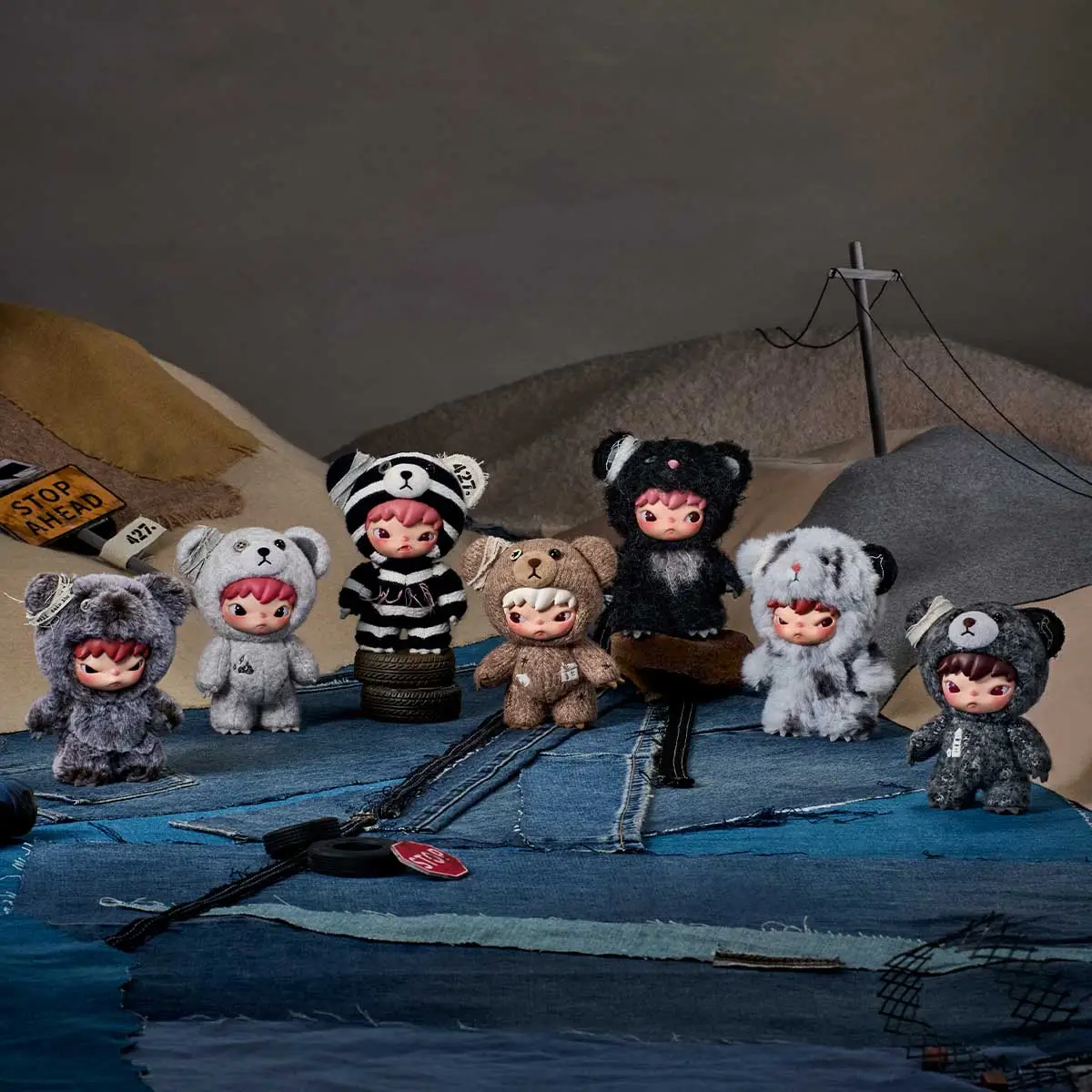 Hirono Road Journal Series-Plush Doll Pendant Blind Box - POP MART 