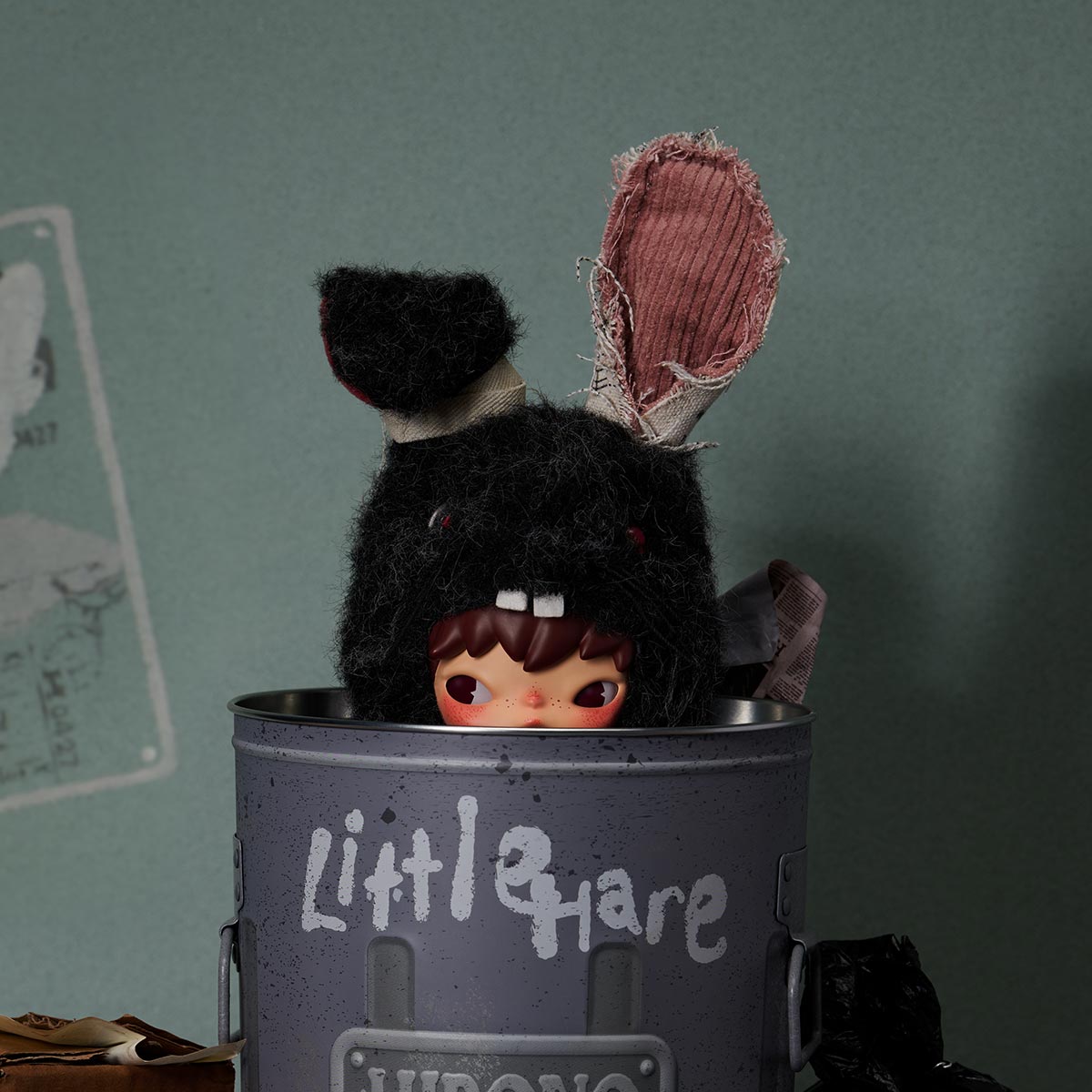 Hirono Little Hare Plush Doll Pendant - POP MART (United States)