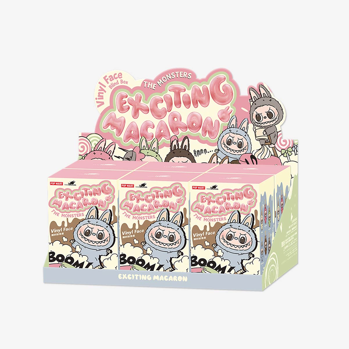 POPMART LABUBU Macaron マカロン ラブブアソートボックス Labubu Vinyl Face Blind Box｜Exciting Macaron Series｜POP MART CA