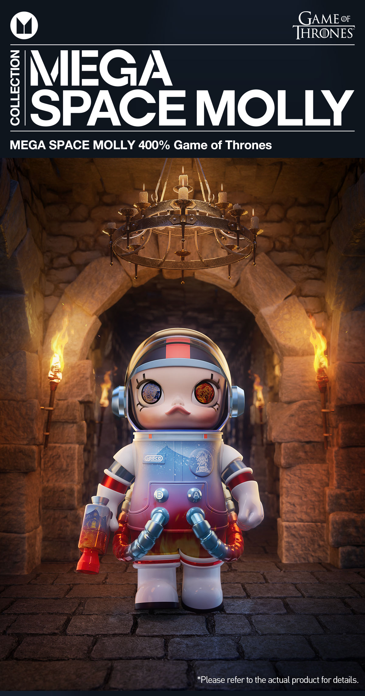 MEGA SPACE MOLLY 400% Game of Thrones - POP MART (United States)