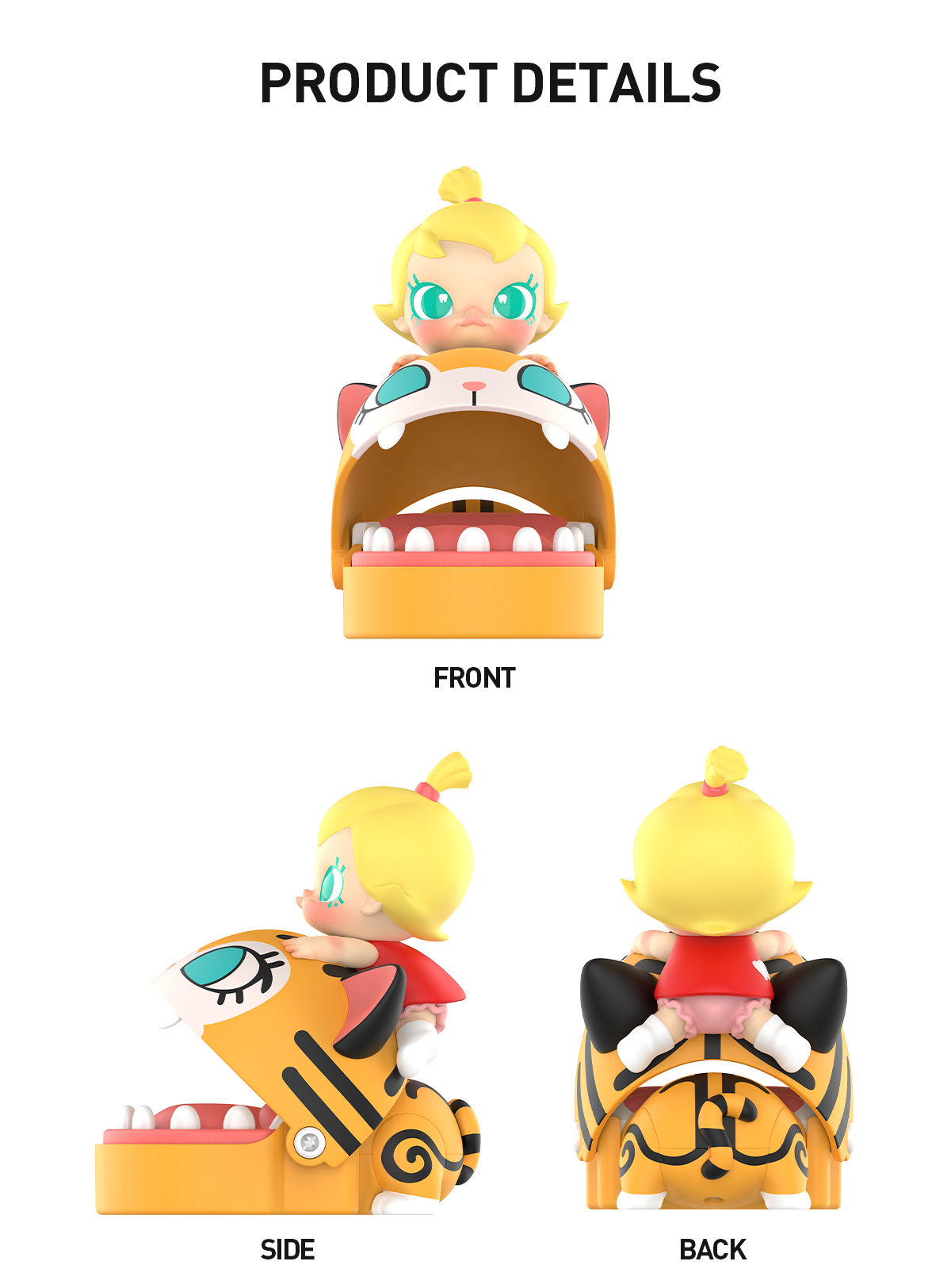 Baby Molly and Baby Tabby Pulling a Prank Figure - POP MART