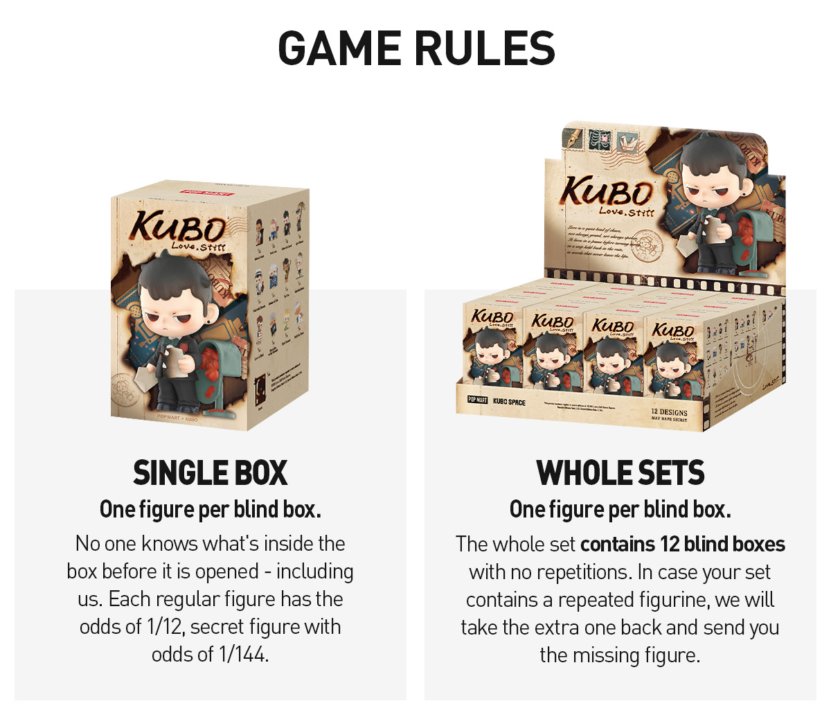 KUBO Love, Still Series Figures|POP MART US Official