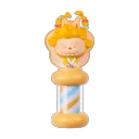 POP MART-THE MONSTERS - Colección"Salón de Belleza"Imanes para refri con luz en Cajas Misteriosas - Coletas Trenzadas