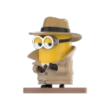POP MART-Colección"Minions y el Gran Monstruo"Figuras en Cajas Misteriosas - Detective Henry