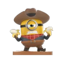 POP MART-Colección"Minions y el Gran Monstruo"Figuras en Cajas Misteriosas - Western James