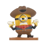 POP MART-Colección"Minions y el Gran Monstruo"Figuras en Cajas Misteriosas - Western James
