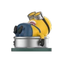 POP MART-Colección"Minions y el Gran Monstruo"Figuras en Cajas Misteriosas - Sleeping Minion