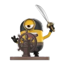 POP MART-Colección"Minions y el Gran Monstruo"Figuras en Cajas Misteriosas - Minion Pirate