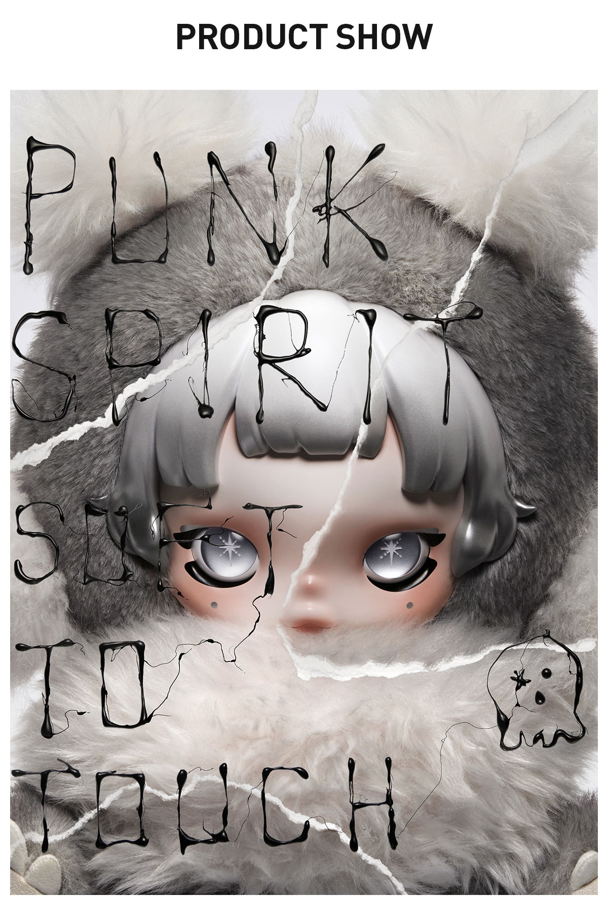 θ SKULLPANDA Punk Panda Plush Doll - POP MART (United States)