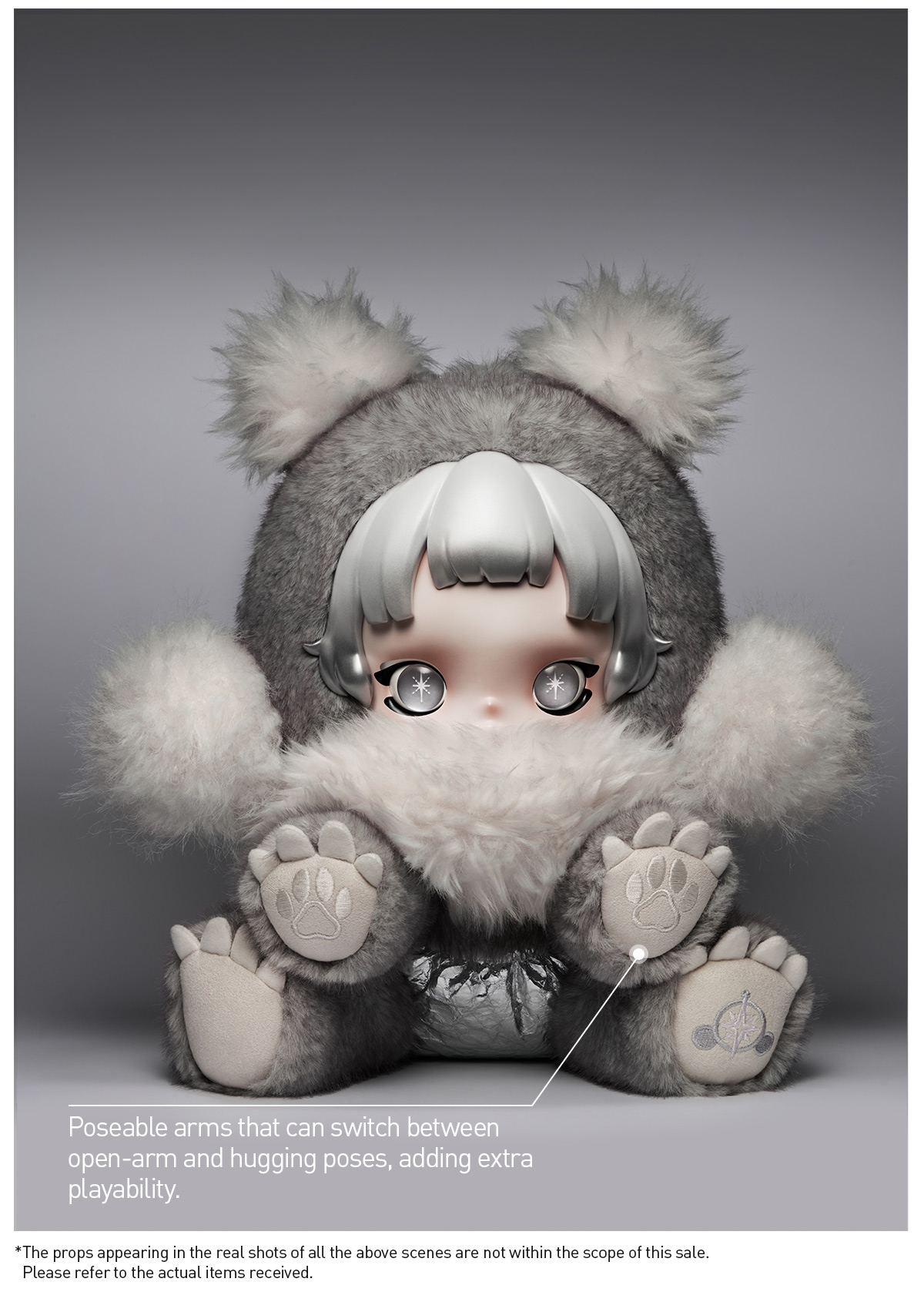 POPMART θ SKULLPANDA Punk Panda スカルパンダ θ SKULLPANDA Punk Panda Plush Doll - POP MART (United States)