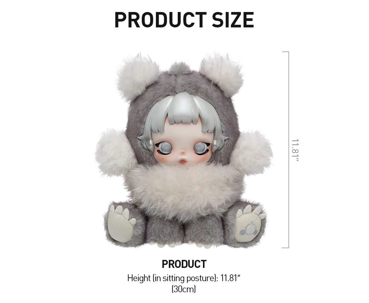 θ SKULLPANDA Punk Panda Plush Doll - POP MART (United States)