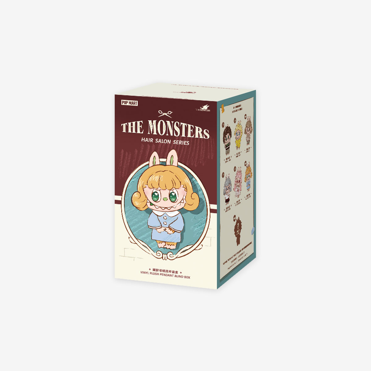 POP MART THE MONSTERS Hair Salon 15個入 THE MONSTERS Hair Salon Series - Vinyl Plush Pendant Blind Box