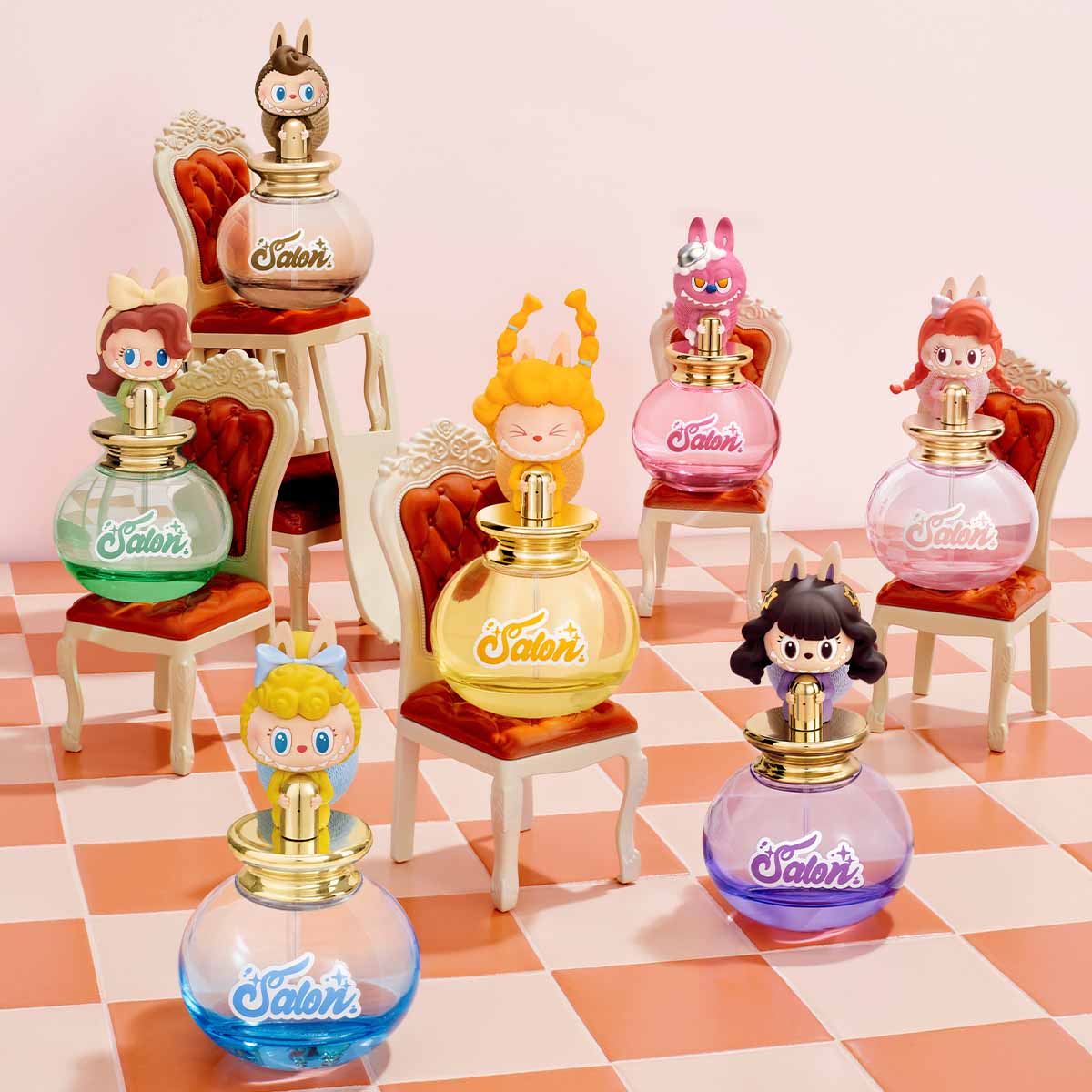 POP MART THE MONSTERS Hair Salon 15個入 THE MONSTERS Hair Salon Series-Fragrance Spray Blind Box - POP