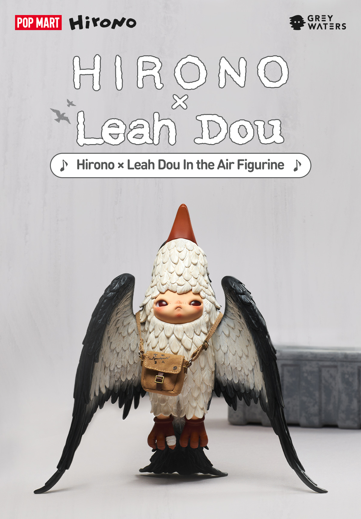 Hirono × Leah Dou In the Air Figurine - POP MART (United States)