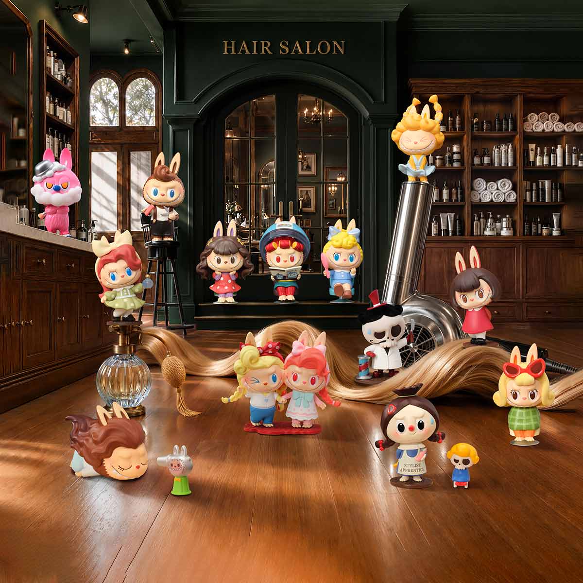 POP MART the monsters ヘアサロン　フィギュア　12種セット THE MONSTERS Hair Salon Series Figures|POP MART US Official
