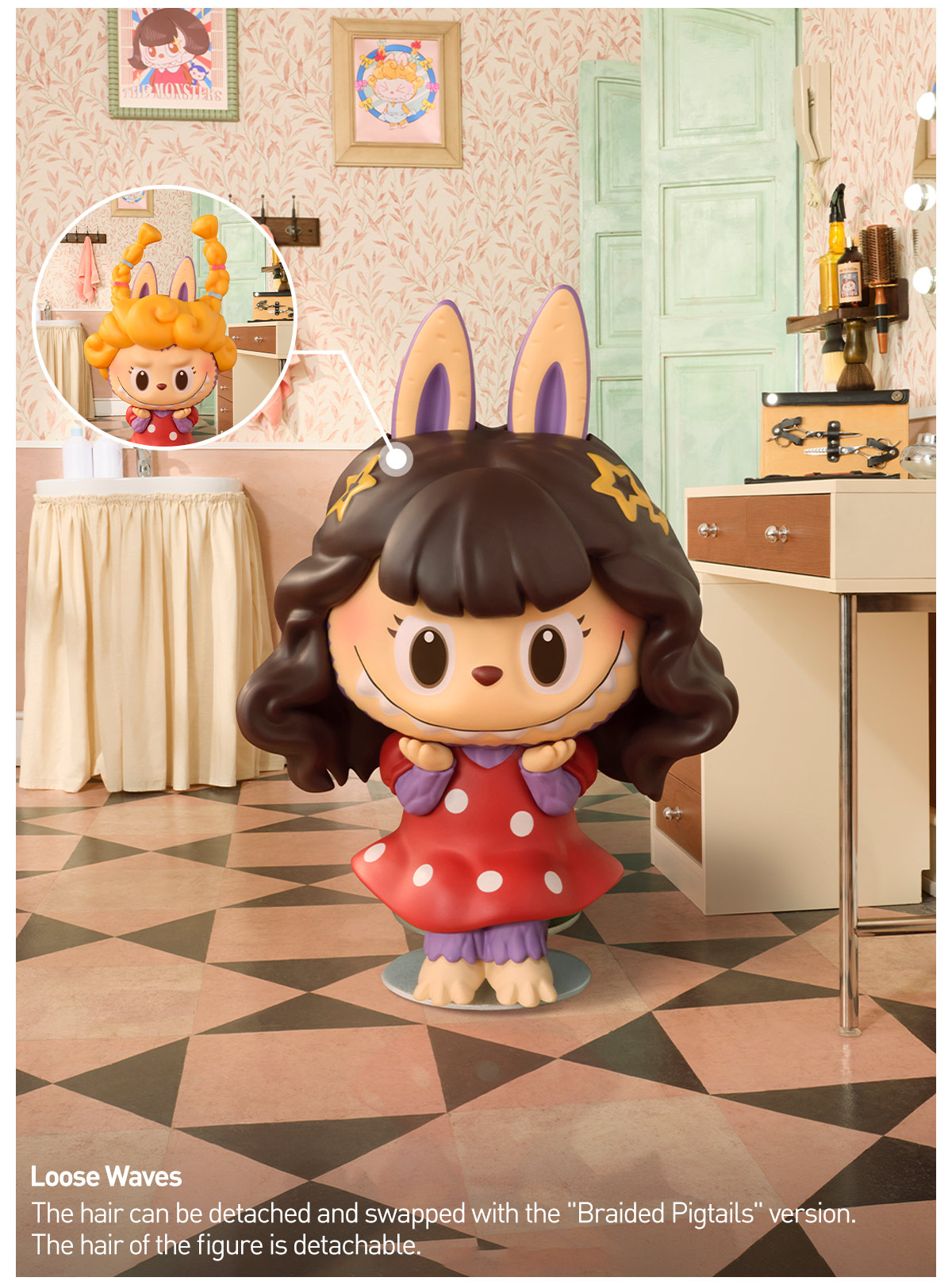 THE MONSTERS Hair Salon Series Figures|POP MART US Official
