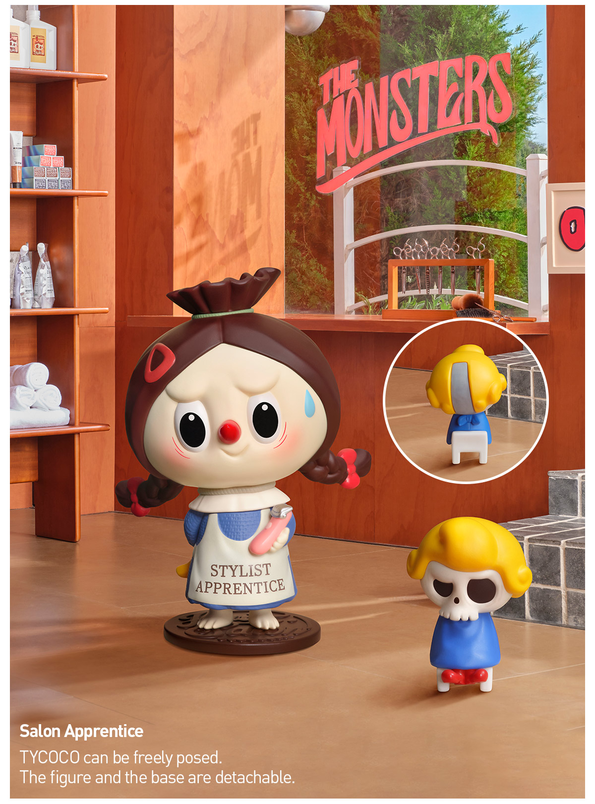 THE MONSTERS Hair Salon Series Figures|POP MART Canada Official
