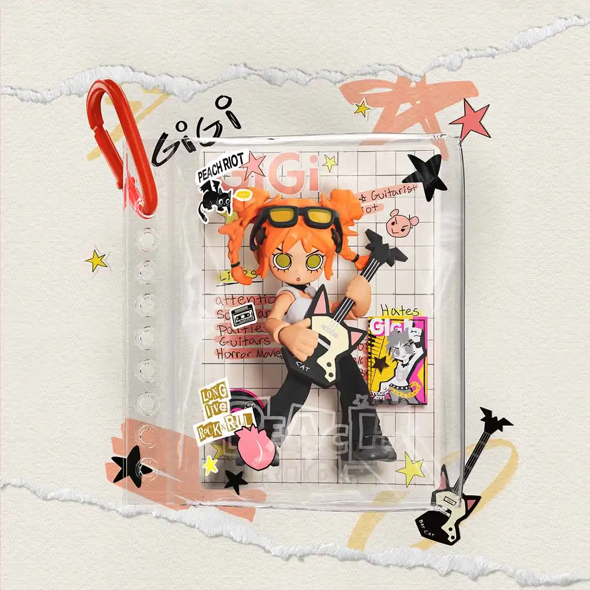 Peach Riot Carry the Music Series Block Pendant