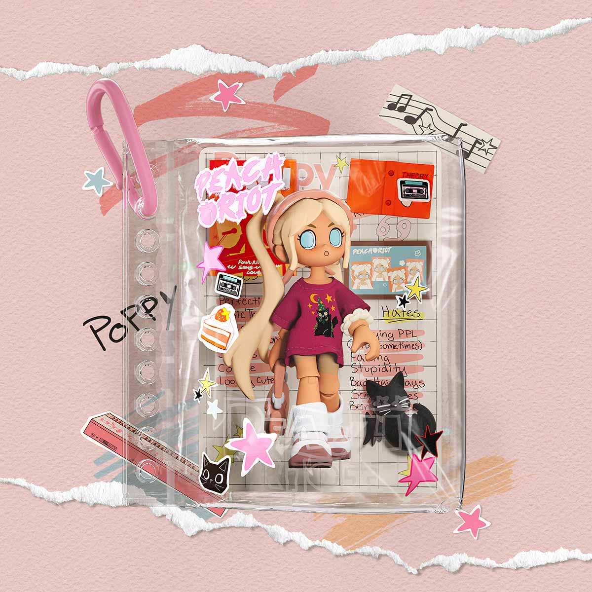 Peach Riot Carry the Music Series Block Pendant - POP MART (United