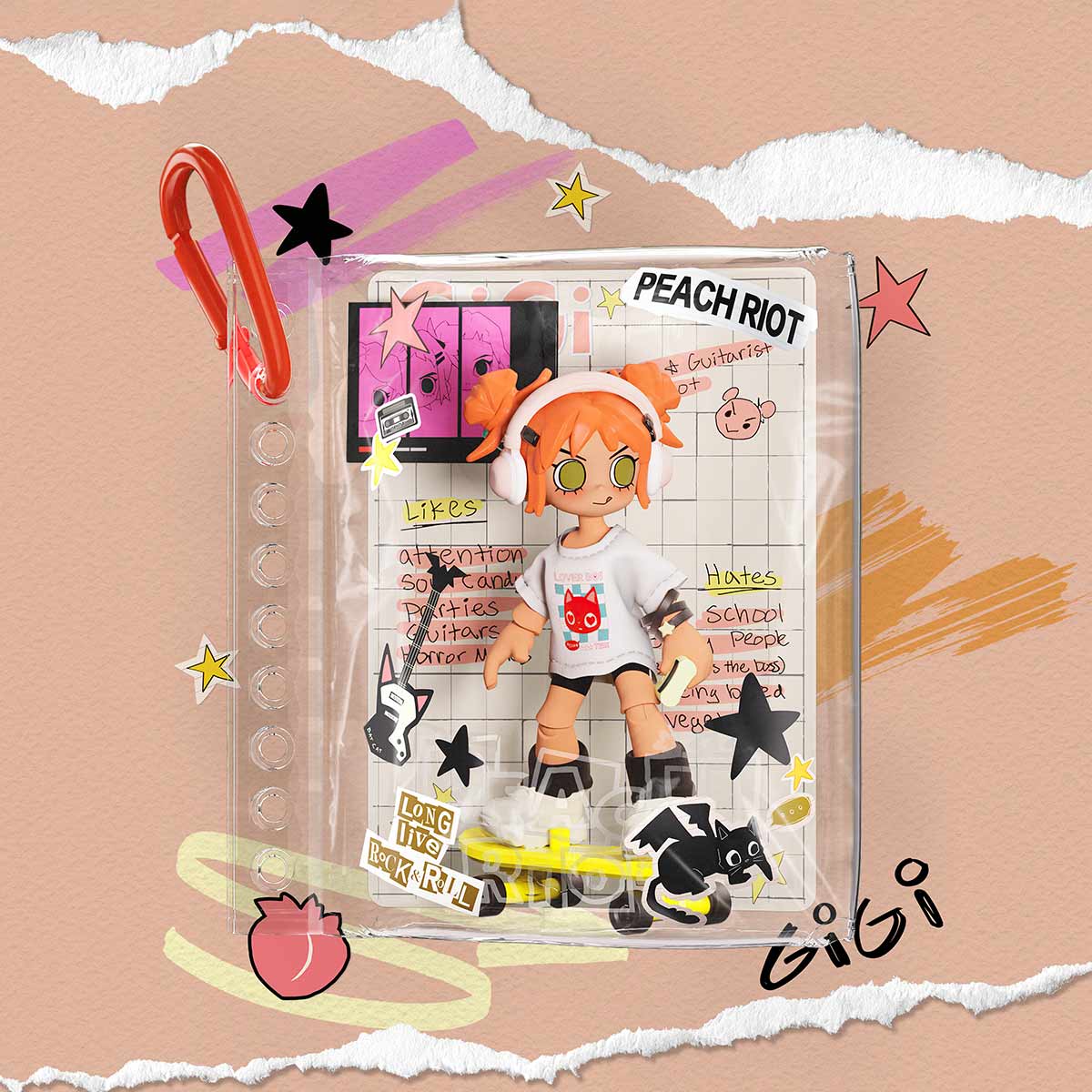Peach Riot Carry the Music Series Block Pendant - POP MART (United