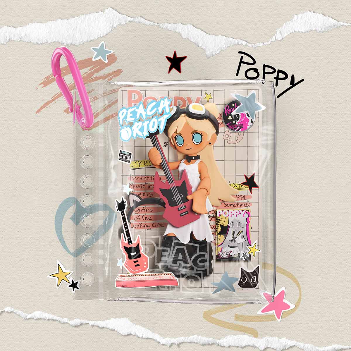 Peach Riot Carry the Music Series Block Pendant - POP MART (United