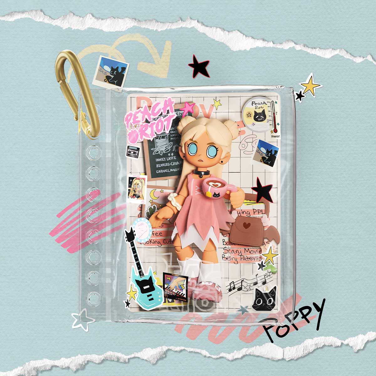 Peach Riot Carry the Music Series Block Pendant - POP MART (United