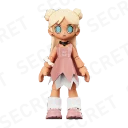 POP MART-Peach Riot Carry the Music Series Block Pendant - Poppy Chill Weekend（Secret）