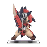 POP MART-Monster Hunter - Colección"Palico"Figuras en Cajas Misteriosas - Rathalos Palico