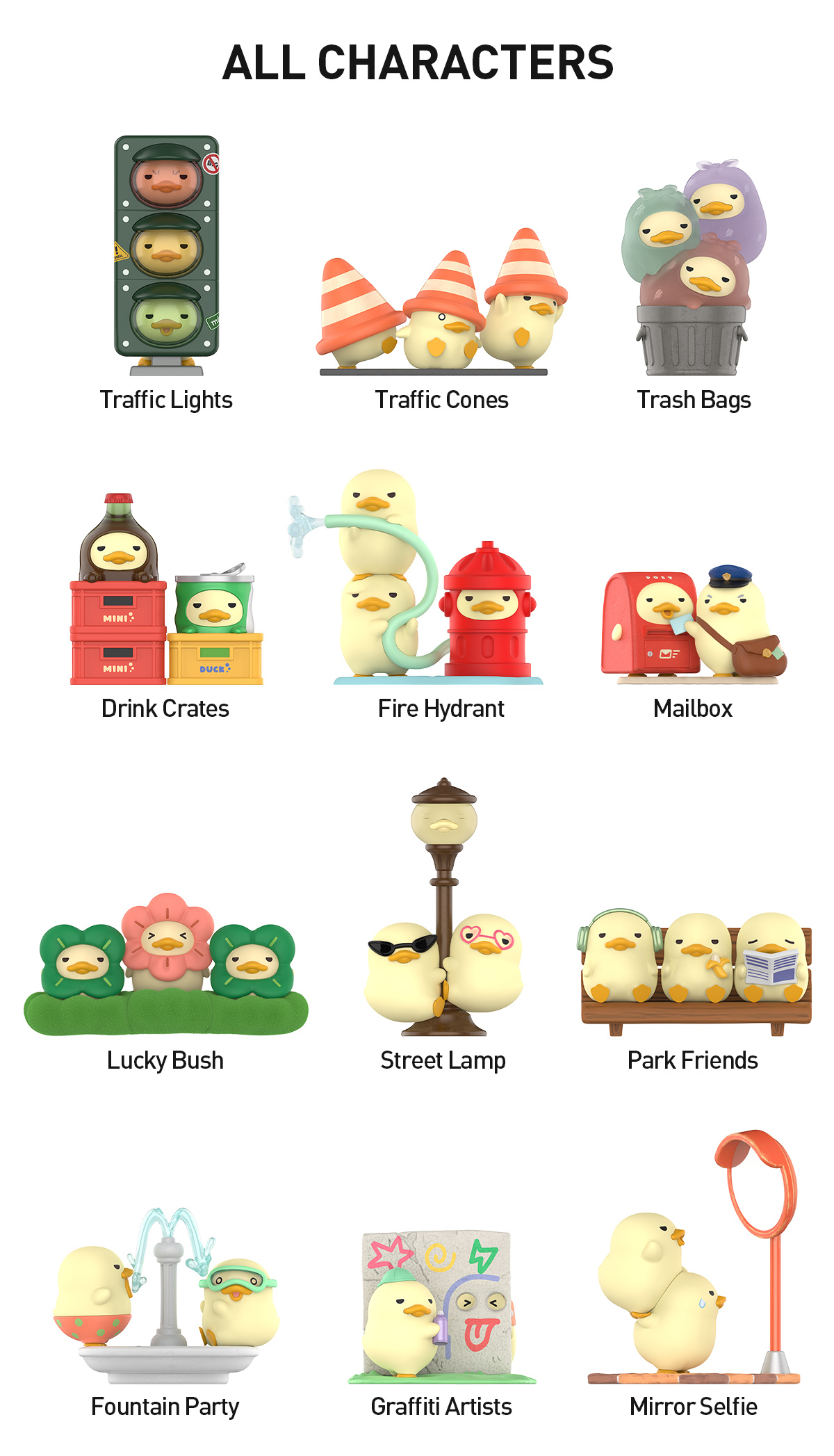 PUCKY×Sanrio Family Series-Fridge Magnet Blind Box