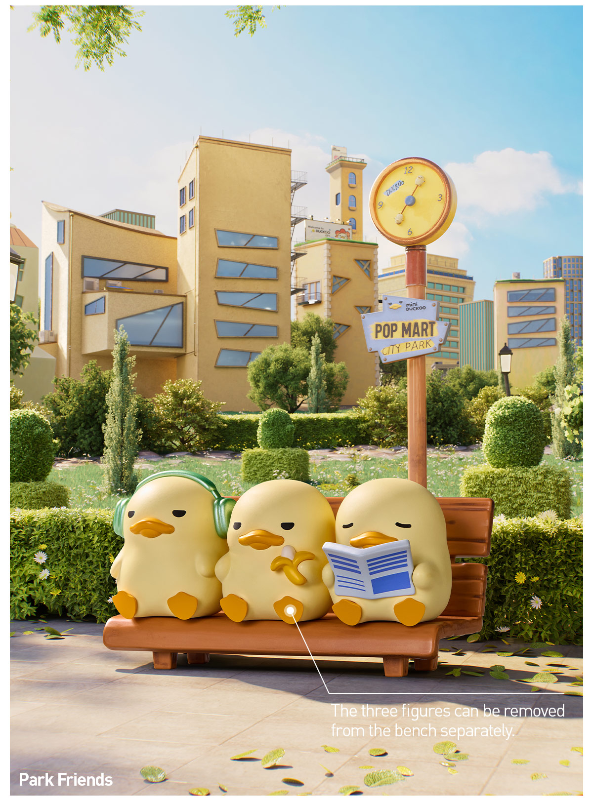 mini DUCKOO Citywalk Series Figures|POP MART US Official