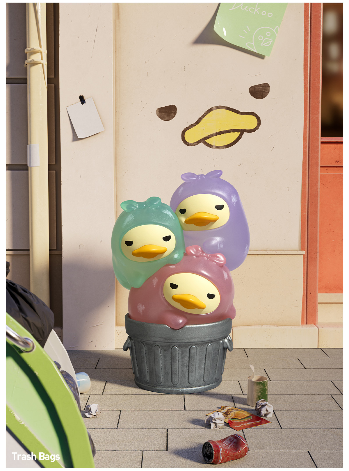 PUCKY×Sanrio Family Series-Fridge Magnet Blind Box
