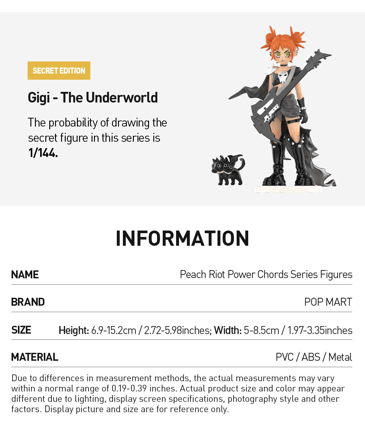 Peach Riot Power Chords Series Figures|POP MART Canada Official